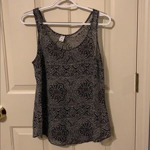 Old navy sheer patterned tank